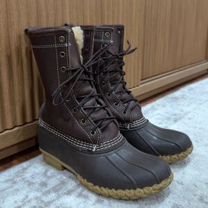 Bean Boots Shearling Lined 10”